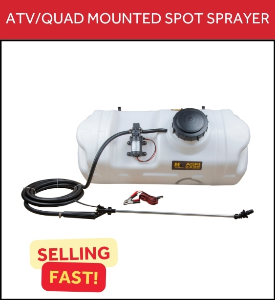 ATV/Quad mounted spot sprayer